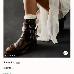 We The Free “Dusty Buckle Boots”. Brown and in perfect condition. Size 8